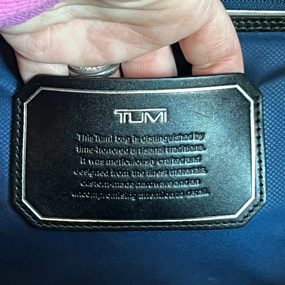 Tumi Arrive Bradley Black Nylon & Leather Travel Backpack 🟣FINAL PRICE🟣 - Picture 12 of 16